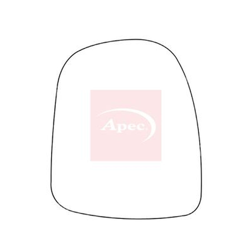 Apec Exterior Wing Mirror Glass Right AMS2060