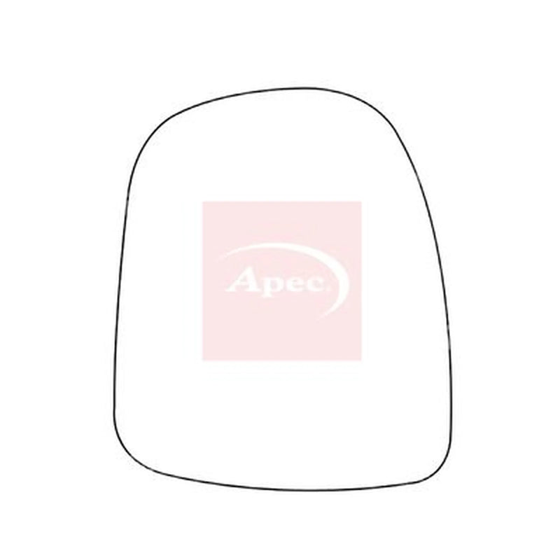 Apec Exterior Wing Mirror Glass Right AMS2060