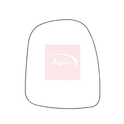 Apec Exterior Wing Mirror Glass Right AMS2060