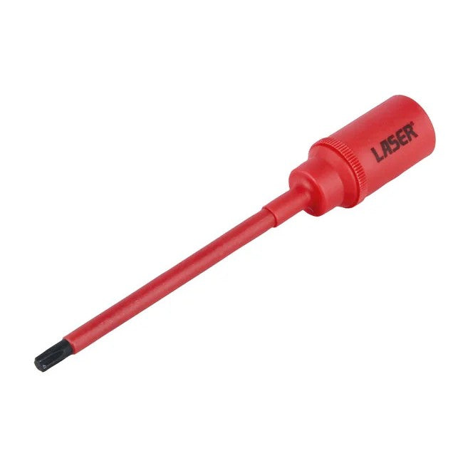 Laser Tools Insulated Extra Long Slim Series Star Bit Socket 3/8"D T27 - PL