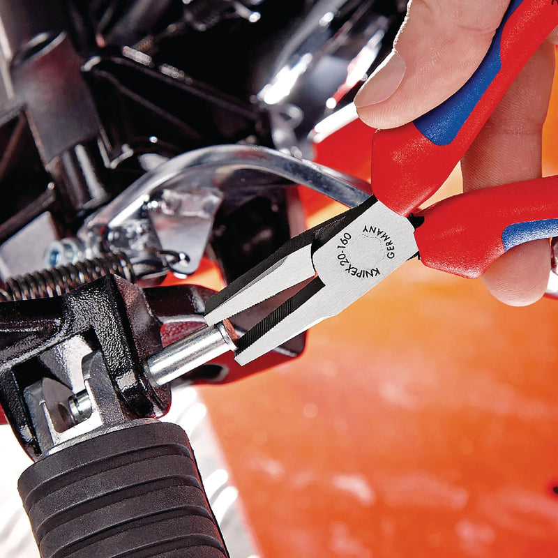 KNIPEX Flat Nose Pliers 140mm, Knurled Grip