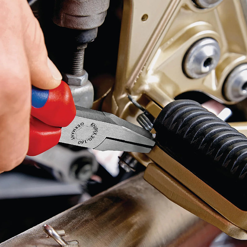 KNIPEX Flat Nose Pliers 140mm, Knurled Grip