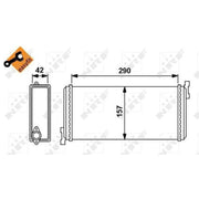 NRF Heater Matrix Core Heat Exchanger 54240