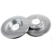 Borg & Beck 2 x Solid Front Brake Discs BBD4098