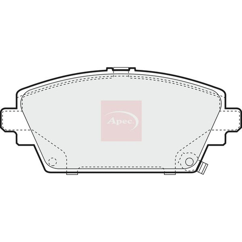 Apec Front Brake Pad Set PAD1043