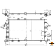 NRF Engine Radiator 53447A