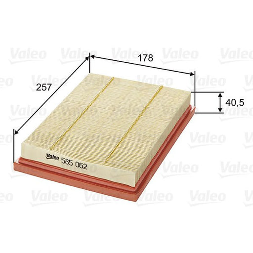 Valeo Engine Air Filter 585062