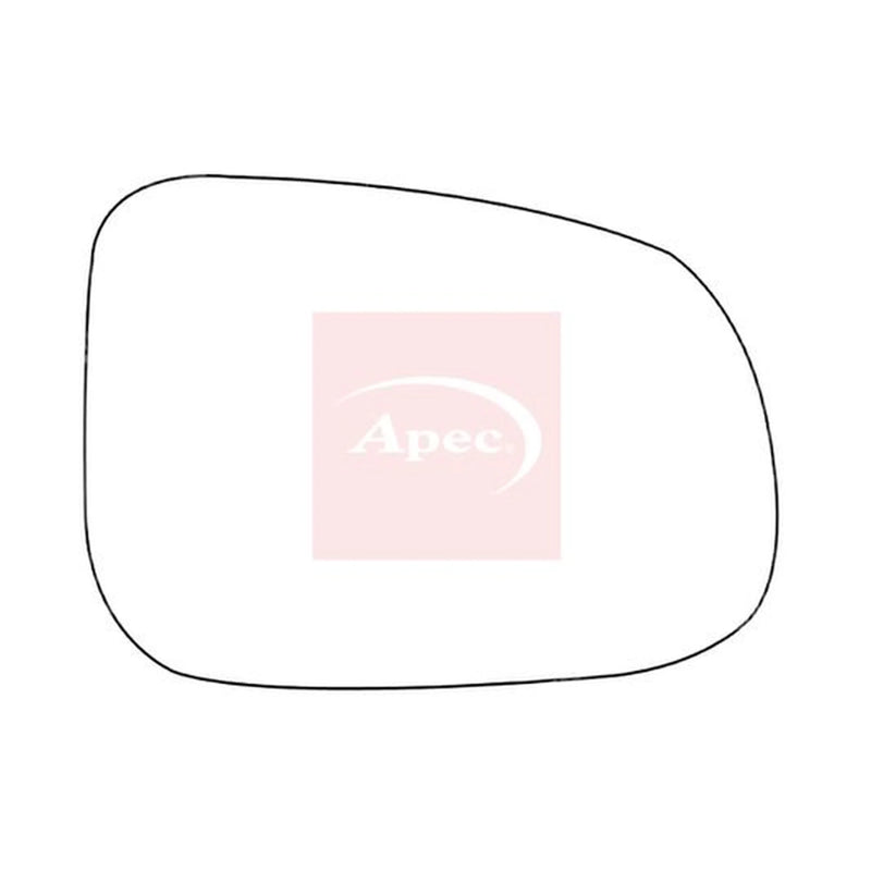 Apec Exterior Wing Mirror Glass Right AMS2214