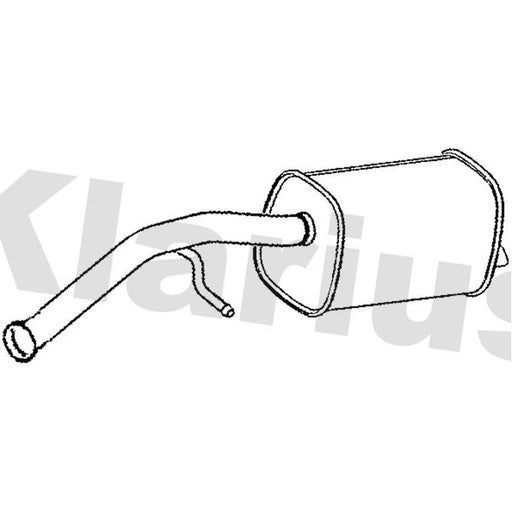 Klarius Box With Tail Pipe Rear HY269W