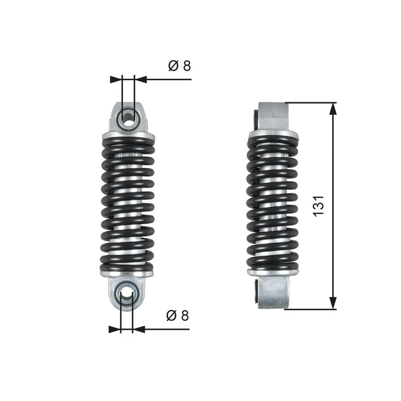 Gates V-Ribbed Belt Vibration Damper Auxiliary Drive T39151