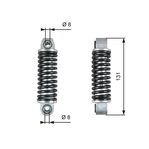 Gates V-Ribbed Belt Vibration Damper Auxiliary Drive T39151