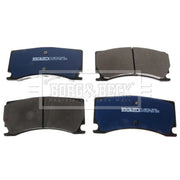 Borg & Beck 4 x Rear Brake Pad Set BBP2327