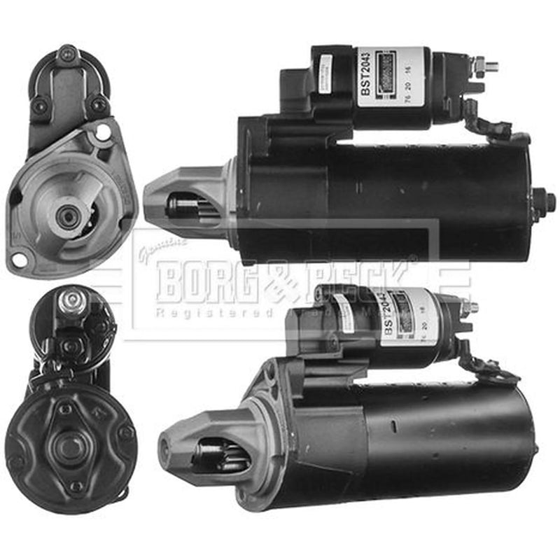 Borg & Beck Starter Motor 12V 1.7kW 10 Teeth BST2043