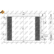 NRF Air Conditioning Condenser 35739