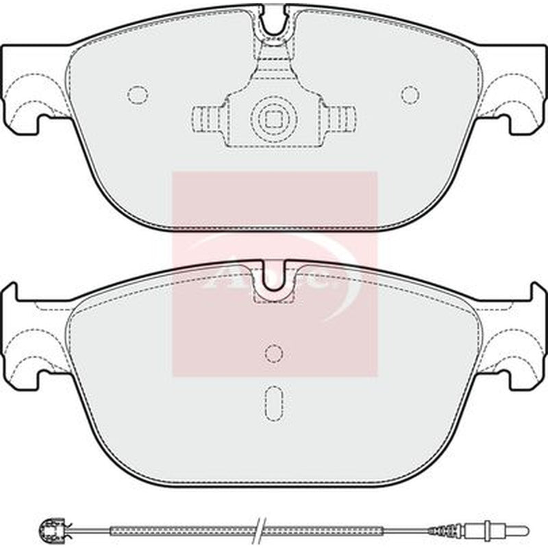 Apec Front Brake Pad Set PAD1809