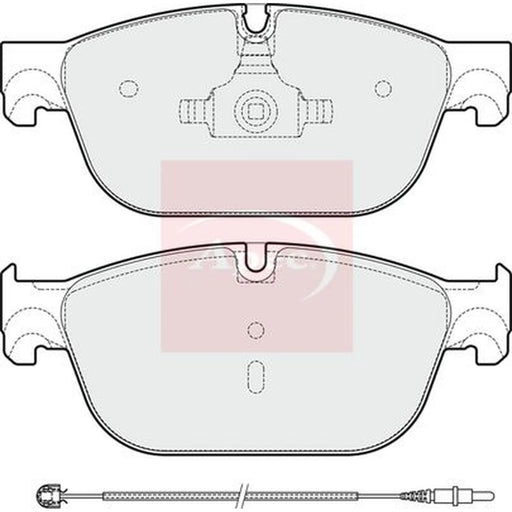 Apec Front Brake Pad Set PAD1809