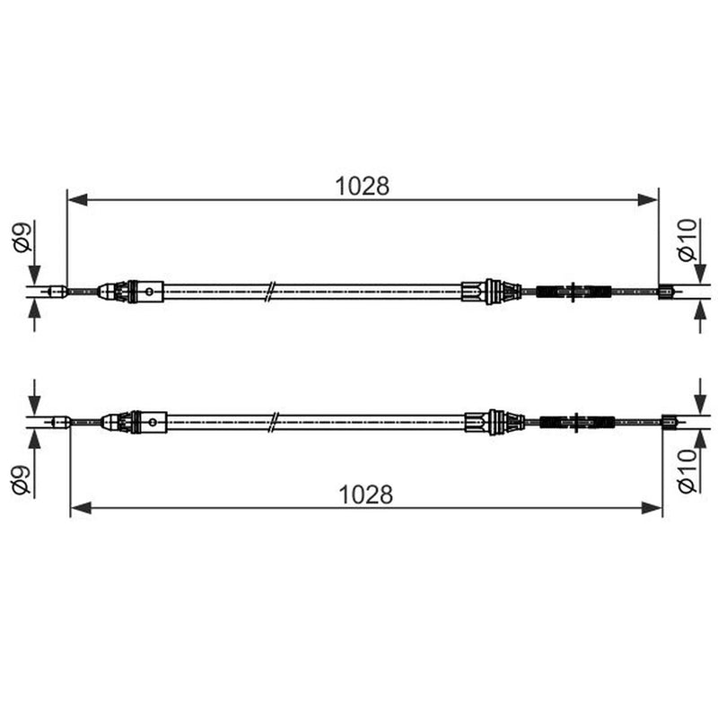 Bosch Handbrake Cable Centre 1 987 482 423