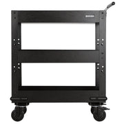 Bunker 3 Tier Trolley with Pull Handle & Stainless Steel Worktop 714mm