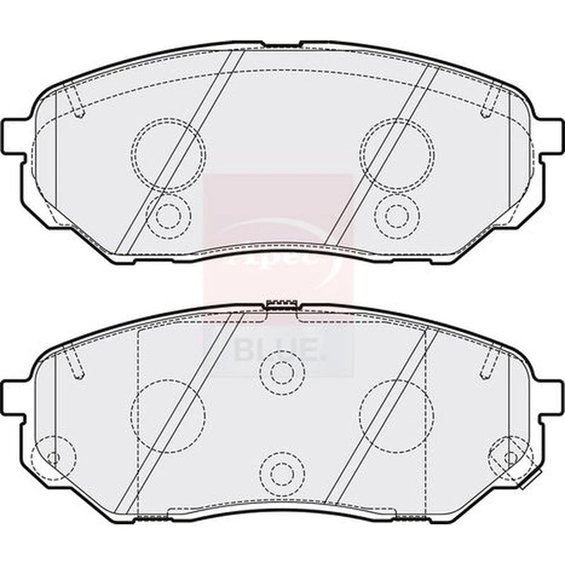 Apec Front Brake Pad Set PD3774
