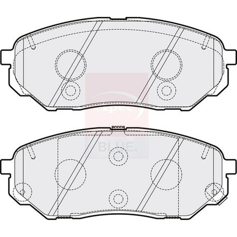Apec Front Brake Pad Set PD3774