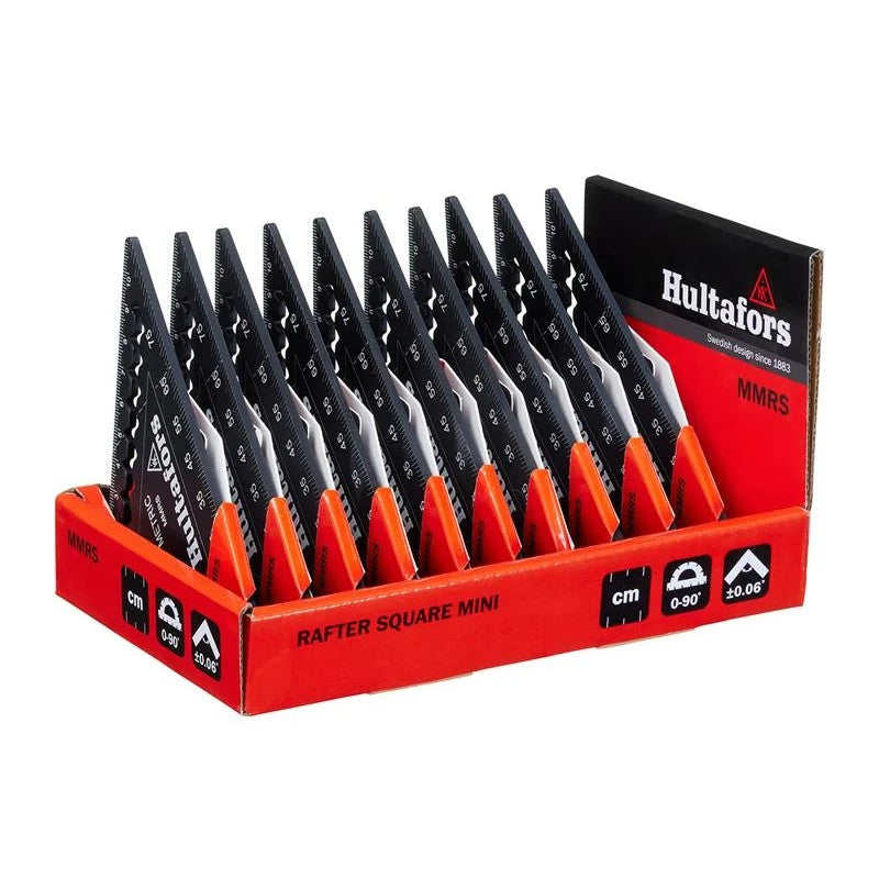 Hultafors MMRS Mini Rafter Square Display, 10 Piece - 257032