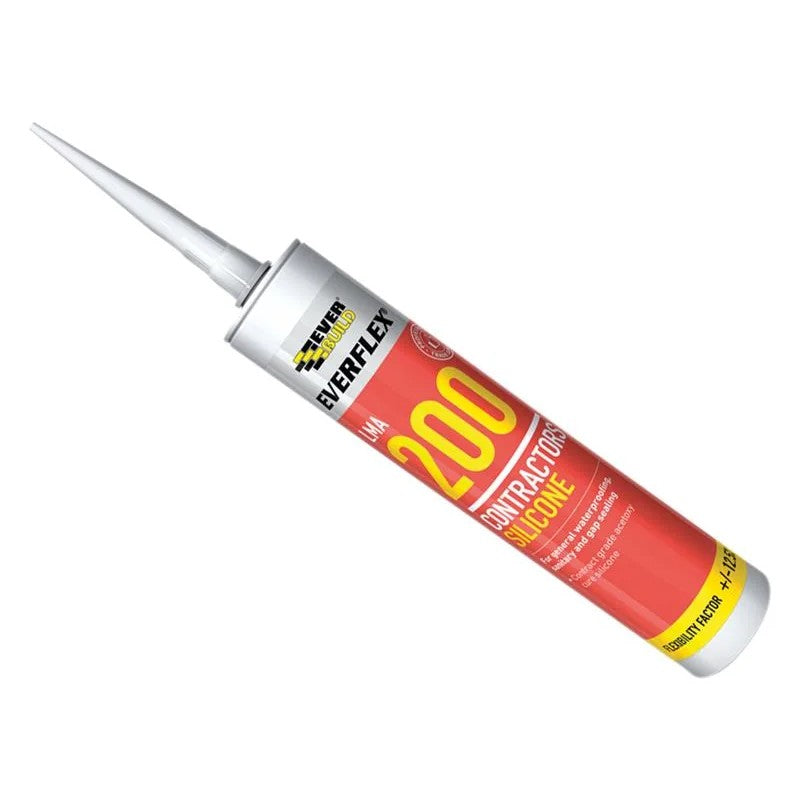 Everbuild Sika Everflex® LMA 200 Contractor's Silicone 295ml Black - 880151