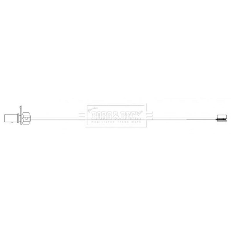 Borg & Beck Brake Pad Wear Sensor Front BWL3155
