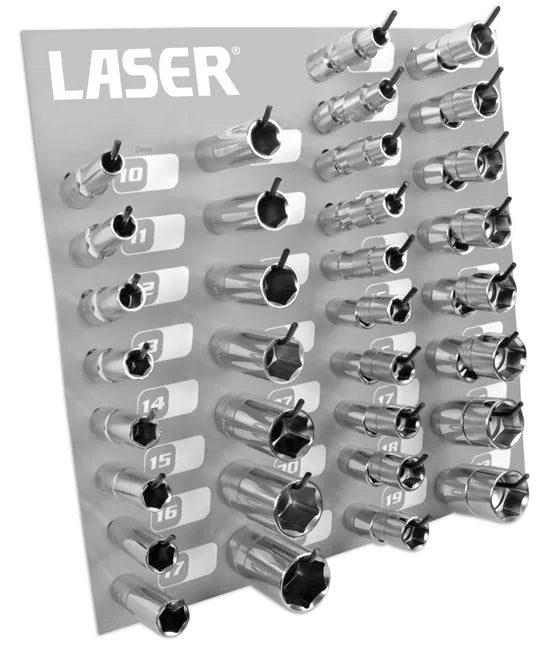 Laser Tools Complete Socket Rack d 1-3