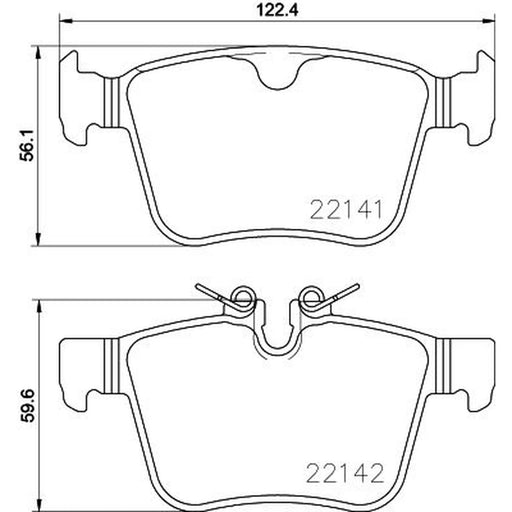 Mintex Rear Brake Pad Set MDB3783
