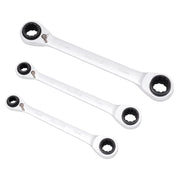 Draper Metric 4-in-1 Reversible Ratchet Spanner Set (3 Piece)