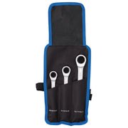 Draper Metric 4-in-1 Reversible Ratchet Spanner Set (3 Piece)