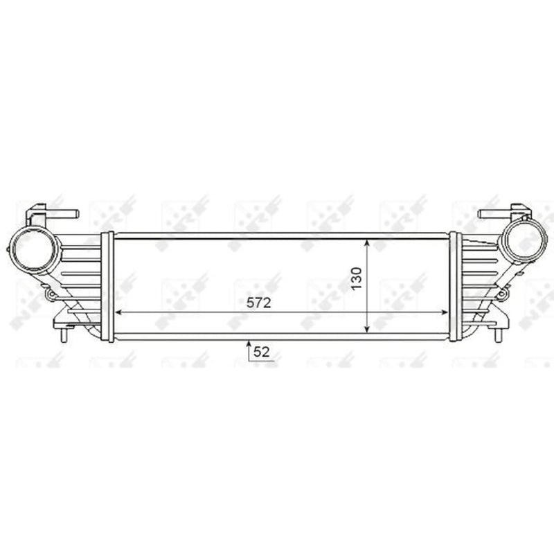 NRF Intercooler (Charge Air Cooler) 30340