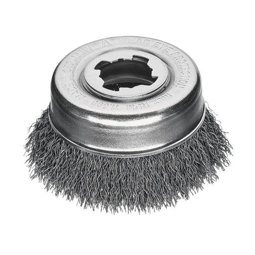 Lessmann X-Lock Crimped Cup Steel Brush 85mm Non Spark - 423.16X