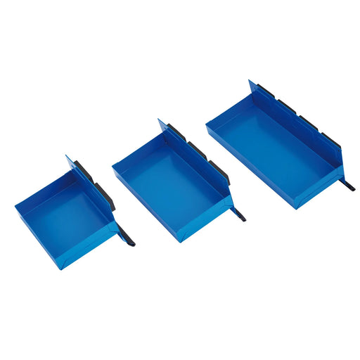 Draper Magnetic Tool Tray Set (3 Piece) - Steel, 150-270mm