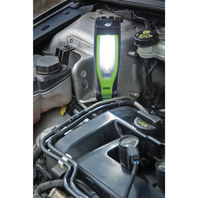 Draper Inspection Lamp 7W 700 Lumens Rechargeable Green