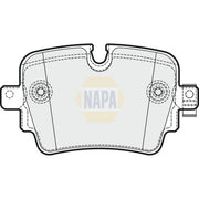 NAPA Rear Brake Pad Set NBP1895