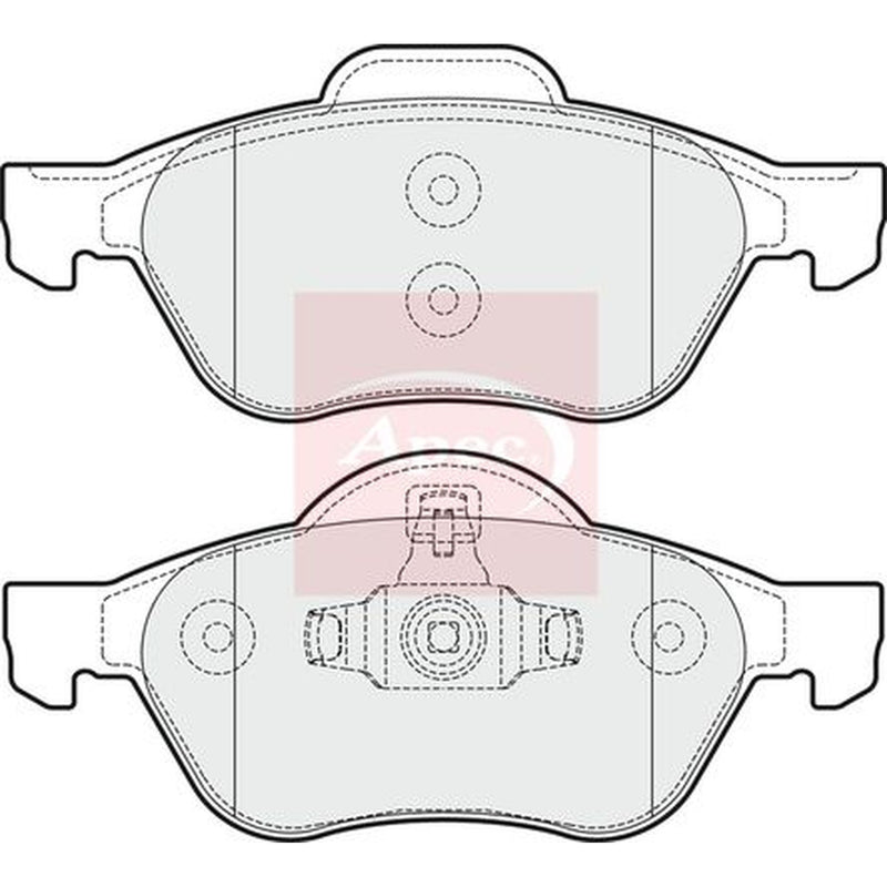Apec Front Brake Pad Set PAD1714
