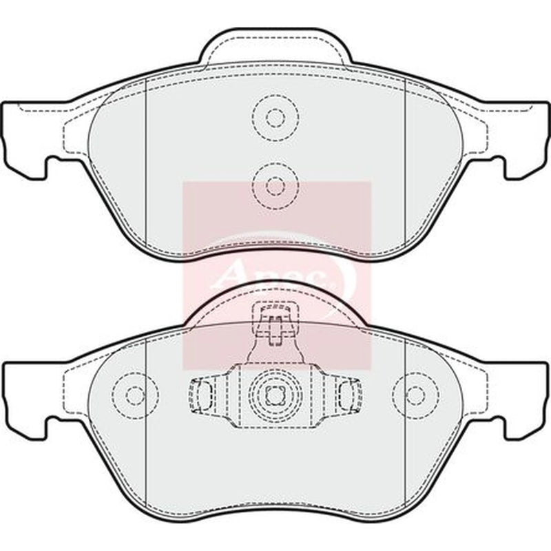 Apec Front Brake Pad Set PAD1714