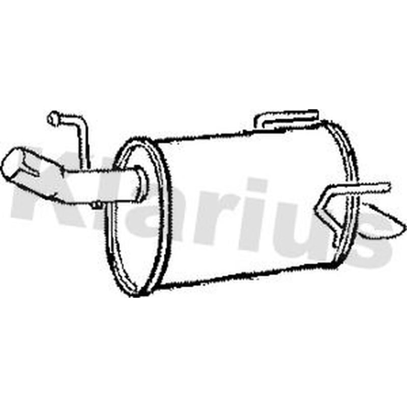 Klarius Box With Tail Pipe Rear GM468M