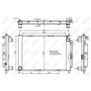 NRF Air Conditioning Condenser 350056