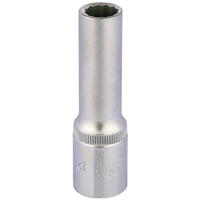 Elora Deep Bi-Hexagon Socket 1/2" Sq. Dr. - Multiple Lengths Available