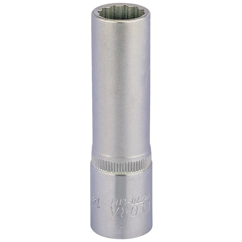 Elora Deep Bi-Hexagon Socket 1/2" Sq. Dr. - Multiple Lengths Available