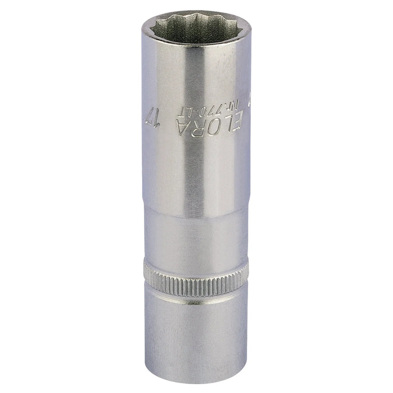 Elora Deep Bi-Hexagon Socket 1/2" Sq. Dr. - Multiple Lengths Available