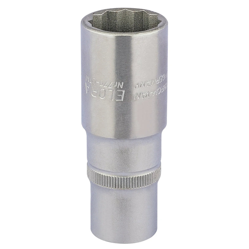 Elora Deep Bi-Hexagon Socket 1/2" Sq. Dr. - Multiple Lengths Available