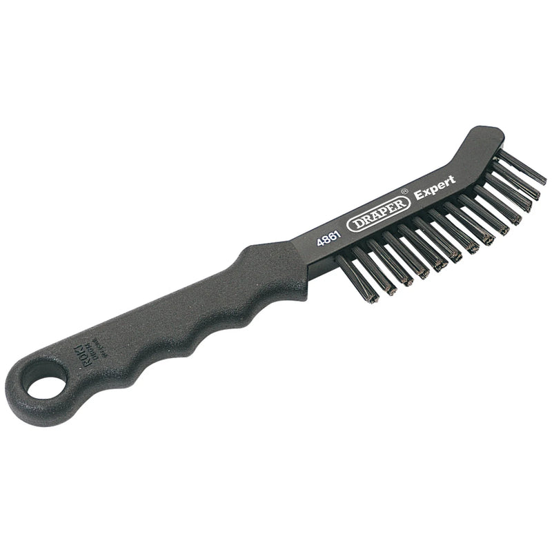 Draper Expert Hand Brush 225mm Steel Wire Fill