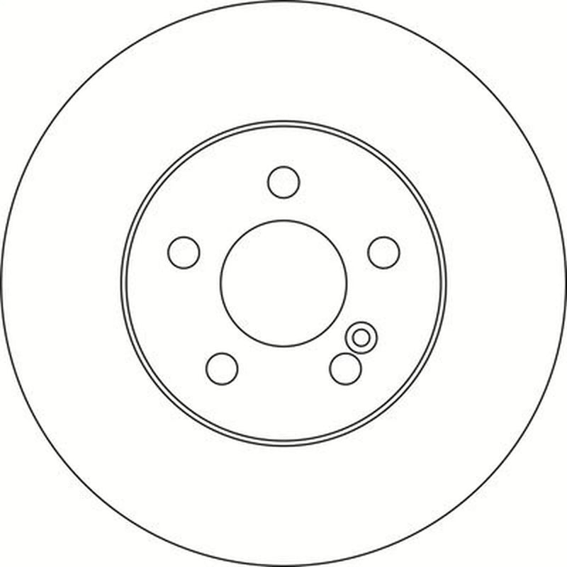 Abtex 2 x Vented Rear Brake Discs BD1599V