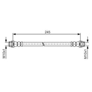 Bosch Brake Hydraulic Hose Line inner 1 987 481 A61