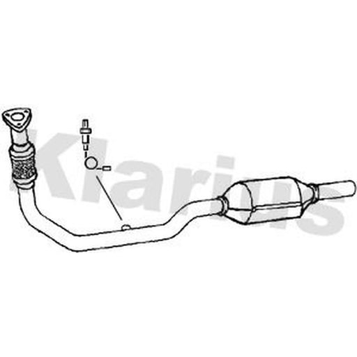 Klarius Catalyst Type Approved With Pipe Front 321065
