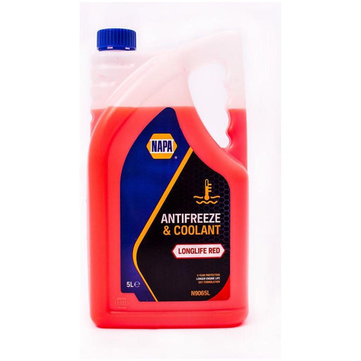 NAPA Red Antifreeze & Coolant Concentrate 5L Long Life Hi Spec 5 Litre NAPA  - Town Parts