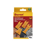 Starrett KSO-0400 Professional Oscillating Blade Set, 4 Piece - KSO-0400